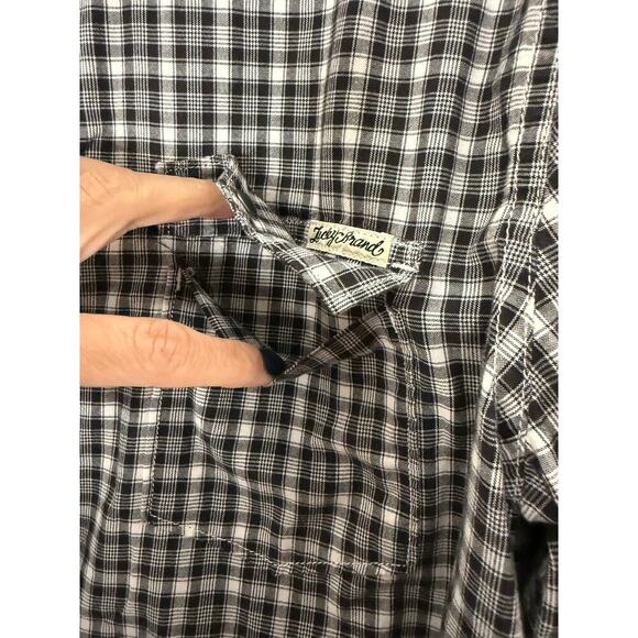 Vintage Lucky Brand Sportswear Mens Snap Front Button Shirt Cotton Plaid Western - Picture 3 of 8